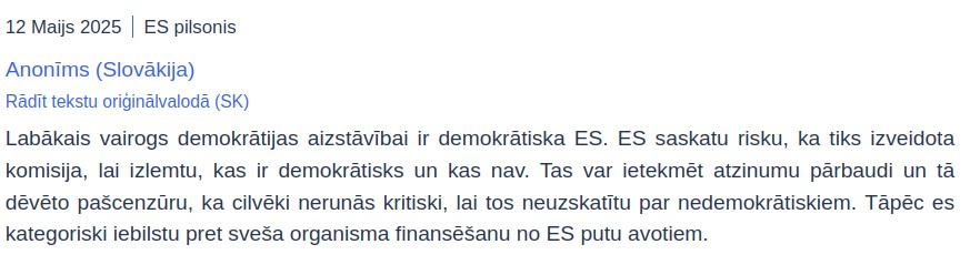 EIROPAS VAIROGS DEMOKRĀTIJAS AIZSARDZĪBAI