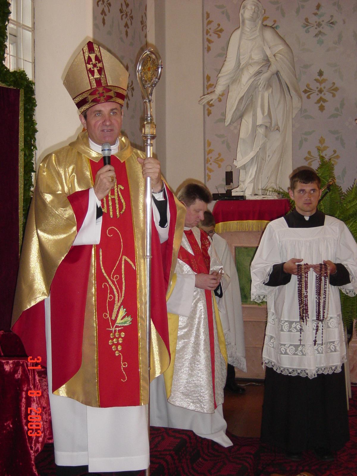 bīskapa Jāņa Bula vizitācija Vārkavas baznīcā