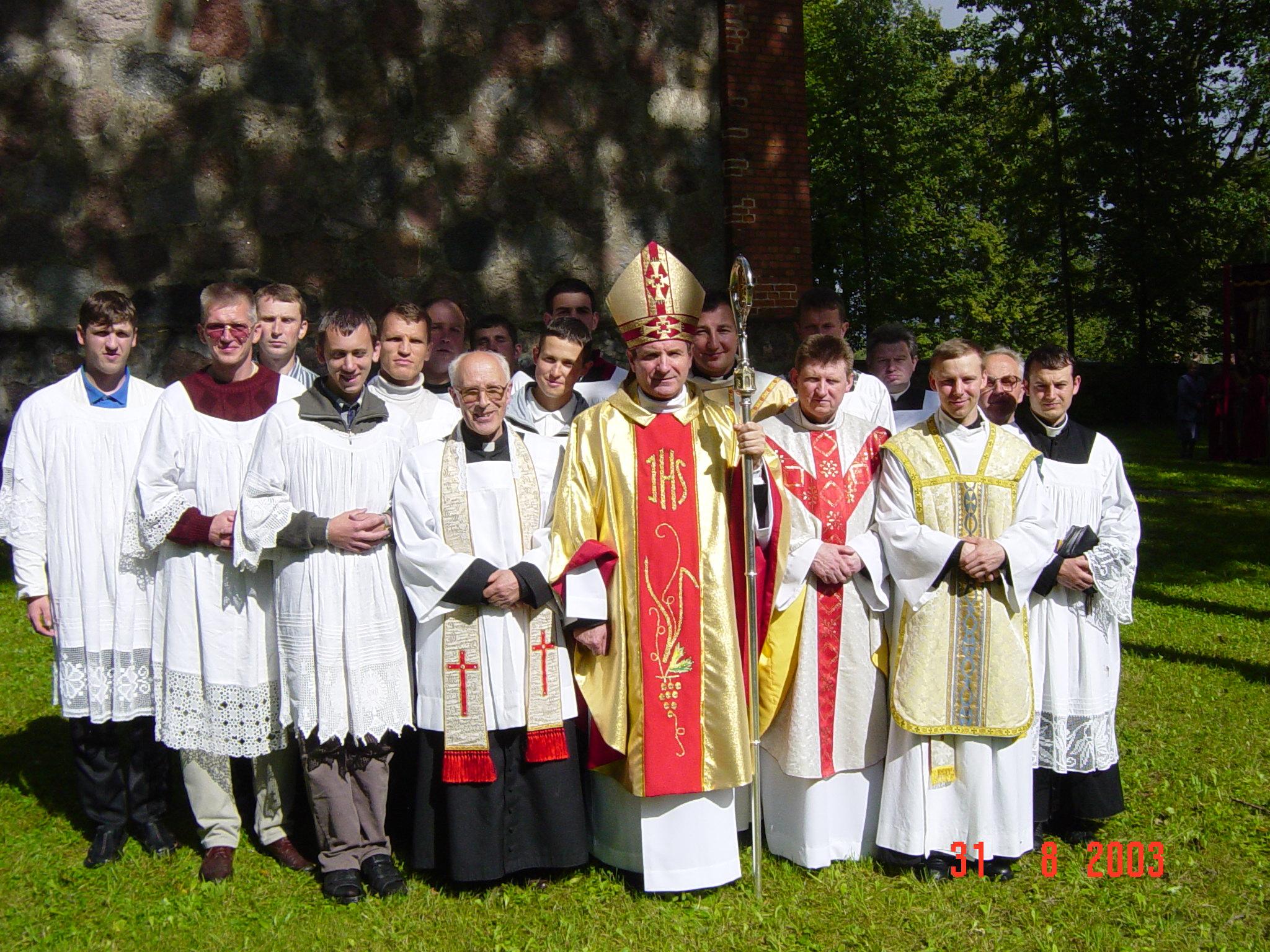 bīskapa Jāņa Bula vizitācija Vārkavas baznīcā